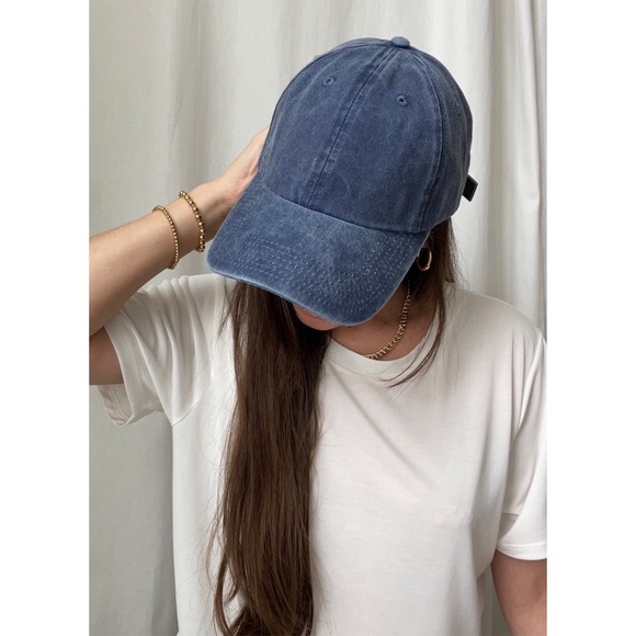 Kanzler Accessories - SOLD OUT • PAIGE BASEBALL CAP — In Denim